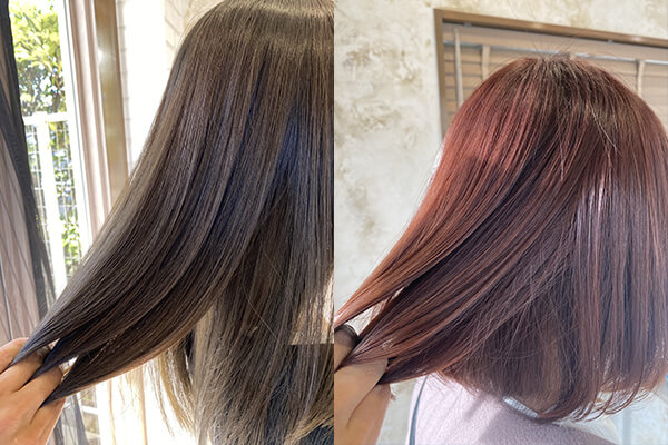 『ケアカラーで美しく』上質ヘアカラー